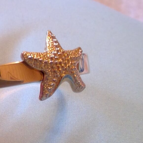 Gorgeous Sarah Coventry Gold Tone Sea Star Bracelet - Rare! - Picture 5 of 5